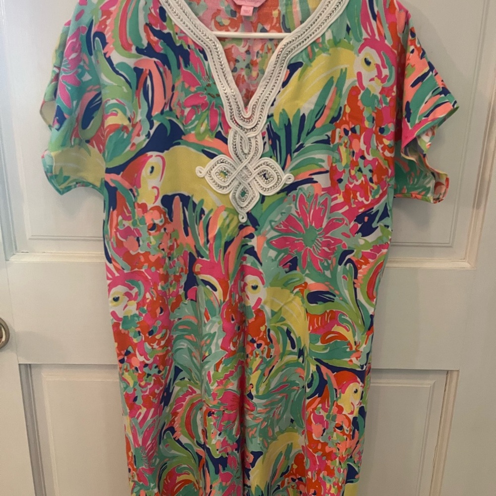 Lilly Pulitzer Multicolor Tropical Dress/Cover up